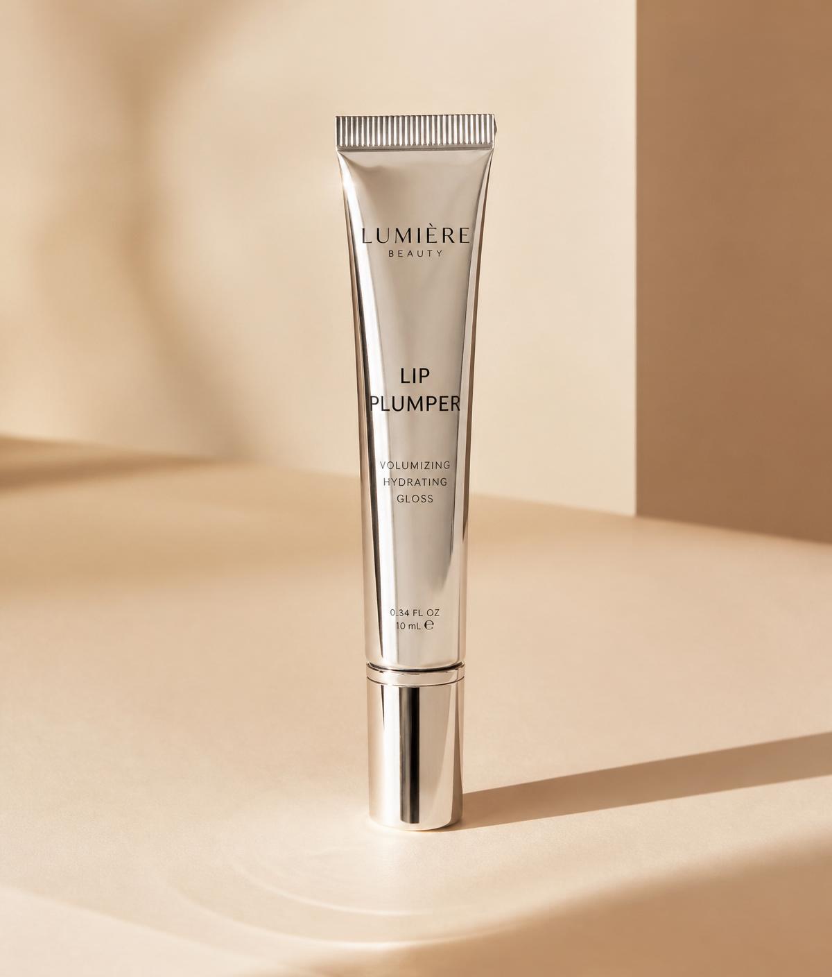 Lëvra Lip Plumper — tube argenté premium